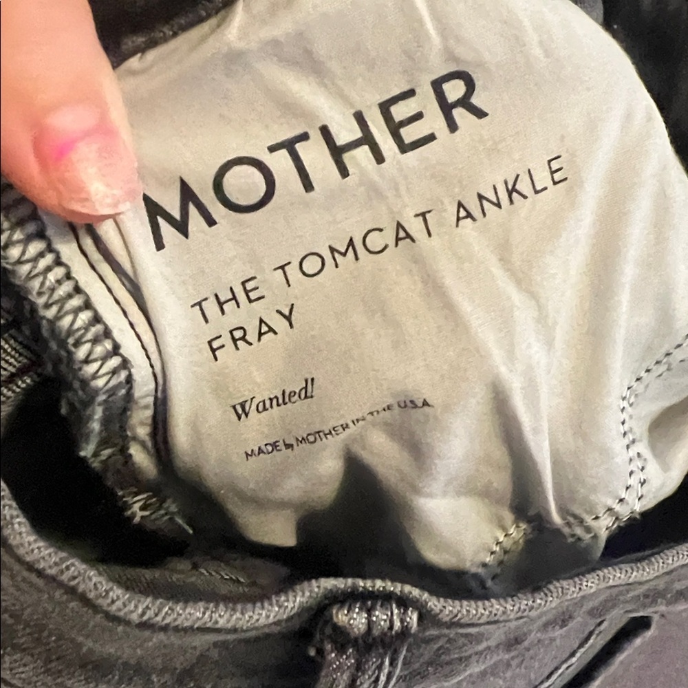 Mother The Tomcat Ankle Fray Jeans in Wanted! Size 25 NWOT - Picture 10 of 11